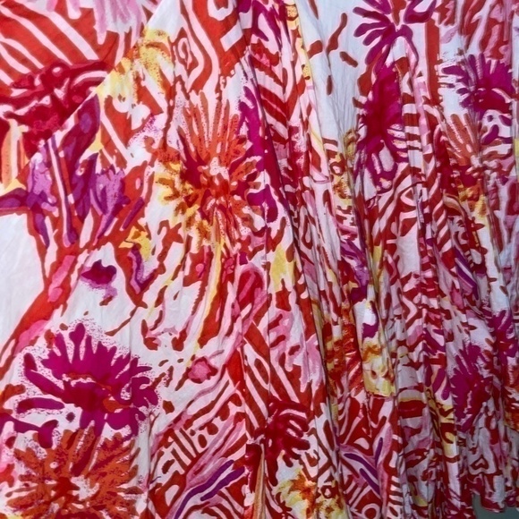 EUC Snazzies By Artwear Recycled Full Skirt Maxi Dress Handmade Size XL - Picture 4 of 7